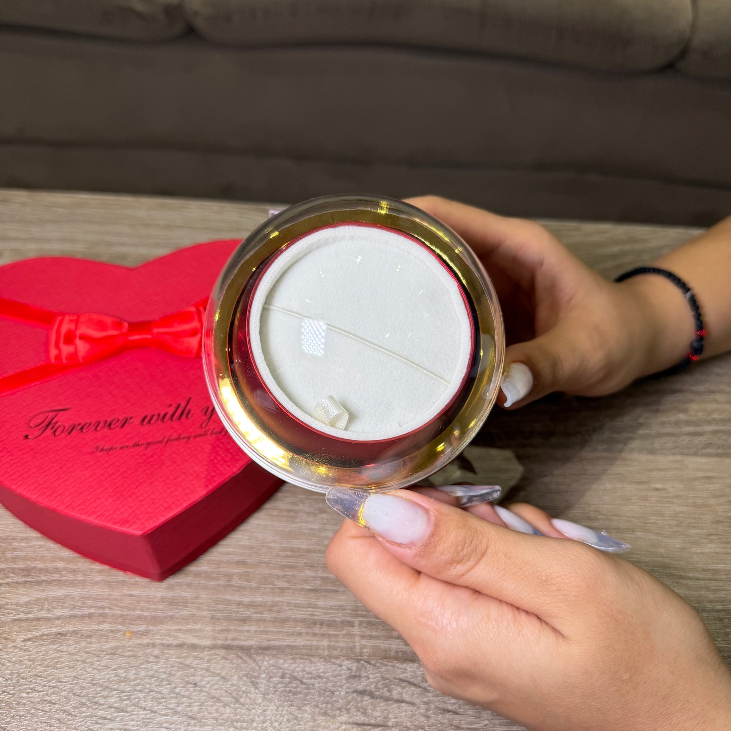 Glob Eternal Love Rotativ + Inel cadou