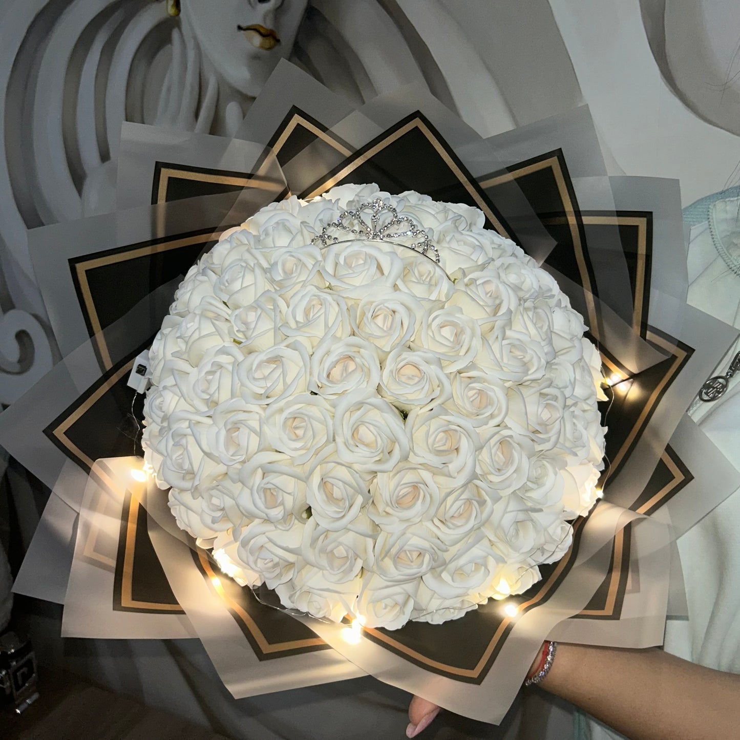 Buchet 75 Trandafiri Clasici