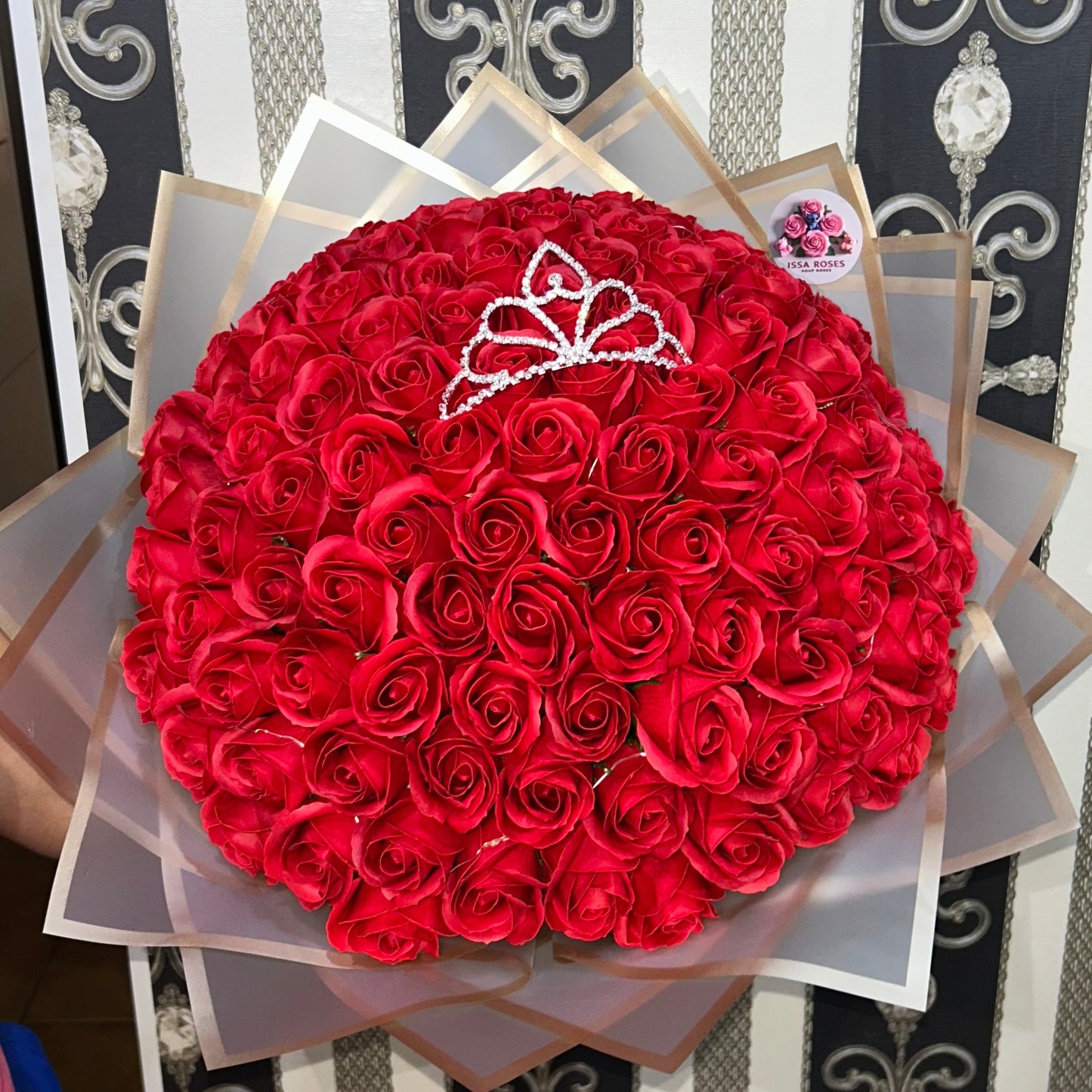 Buchet 101 trandafiri clasici