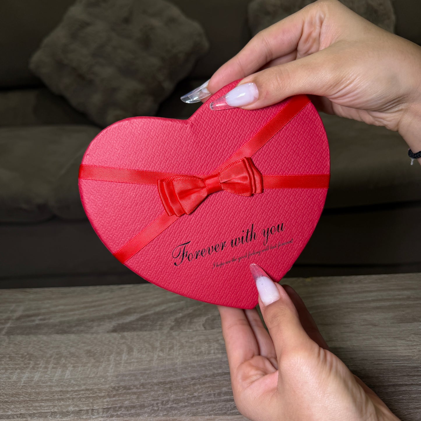 Cutie Inima Trandafiri + Lantisor Cadou