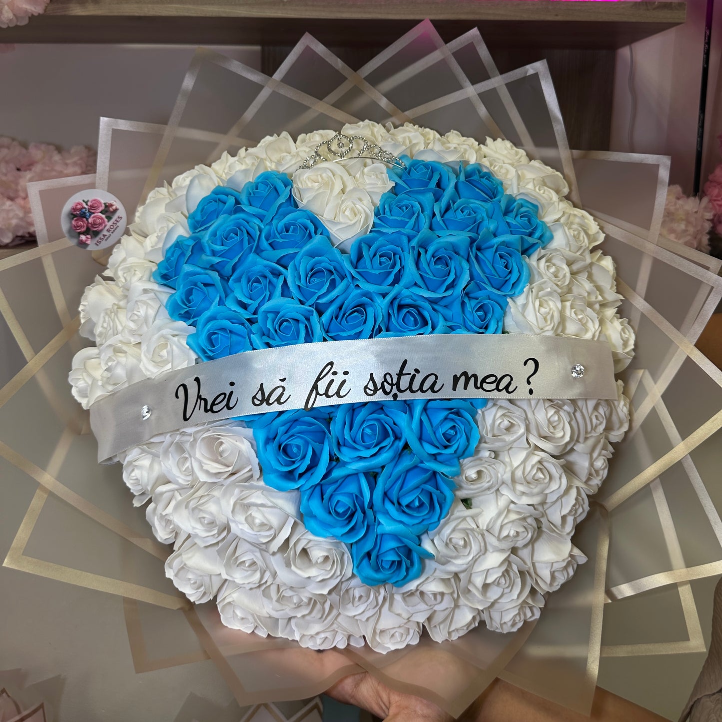 Buchet 101 Trandafiri Inima