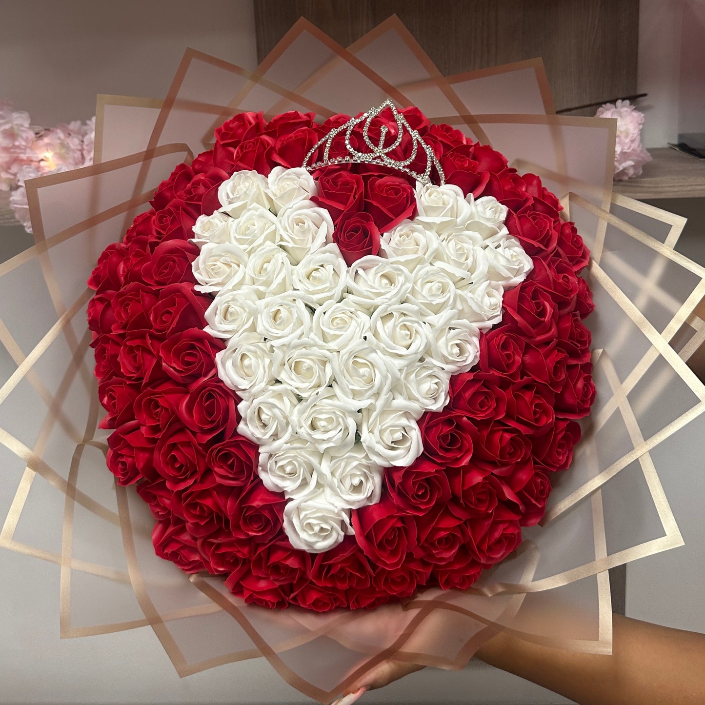 Buchet 101 Trandafiri Inima