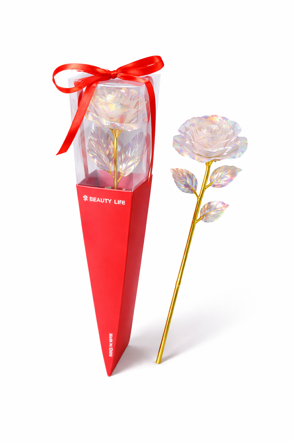 Trandafir Cristal cu Led