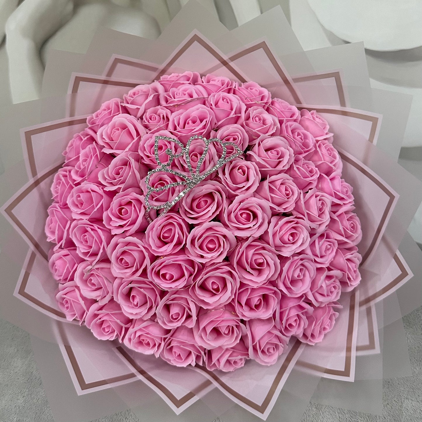 Buchet 75 Trandafiri Clasici
