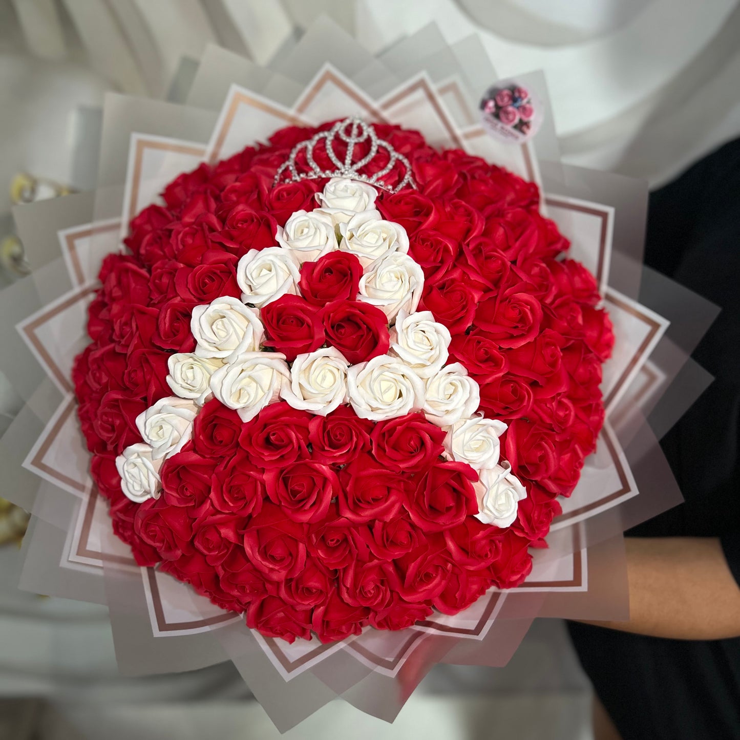 Buchet 101 Trandafiri cu Litera