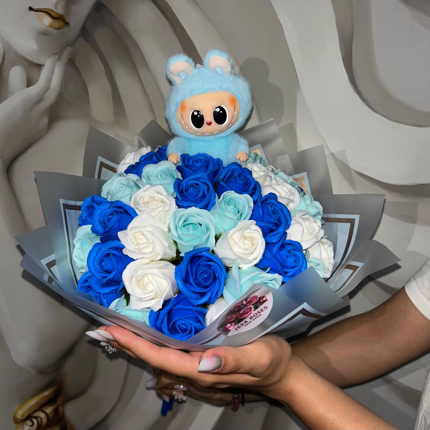 Buchet Labubu - 31 Trandafiri