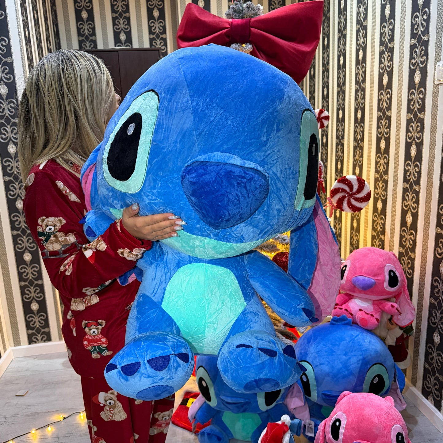 Jucarie plus Stitch Albastru/Roz