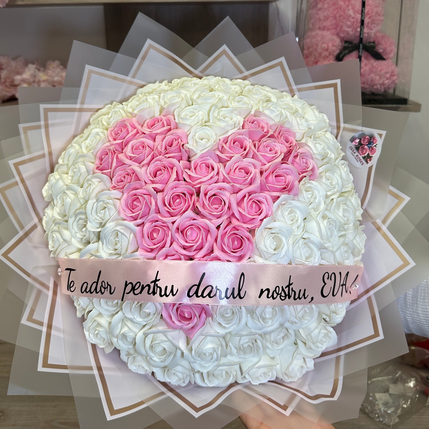 Buchet 101 Trandafiri Inima